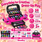 Kids Washable Makeup Vanity Set