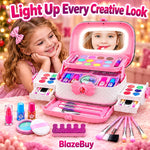 Kids Washable Makeup Vanity Set