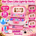 Kids Washable Makeup Vanity Set