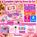 Kids Washable Makeup Vanity Set