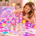 Magnetic Princess Castle Building Sets