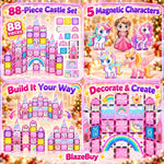 Magnetic Princess Castle Building Sets