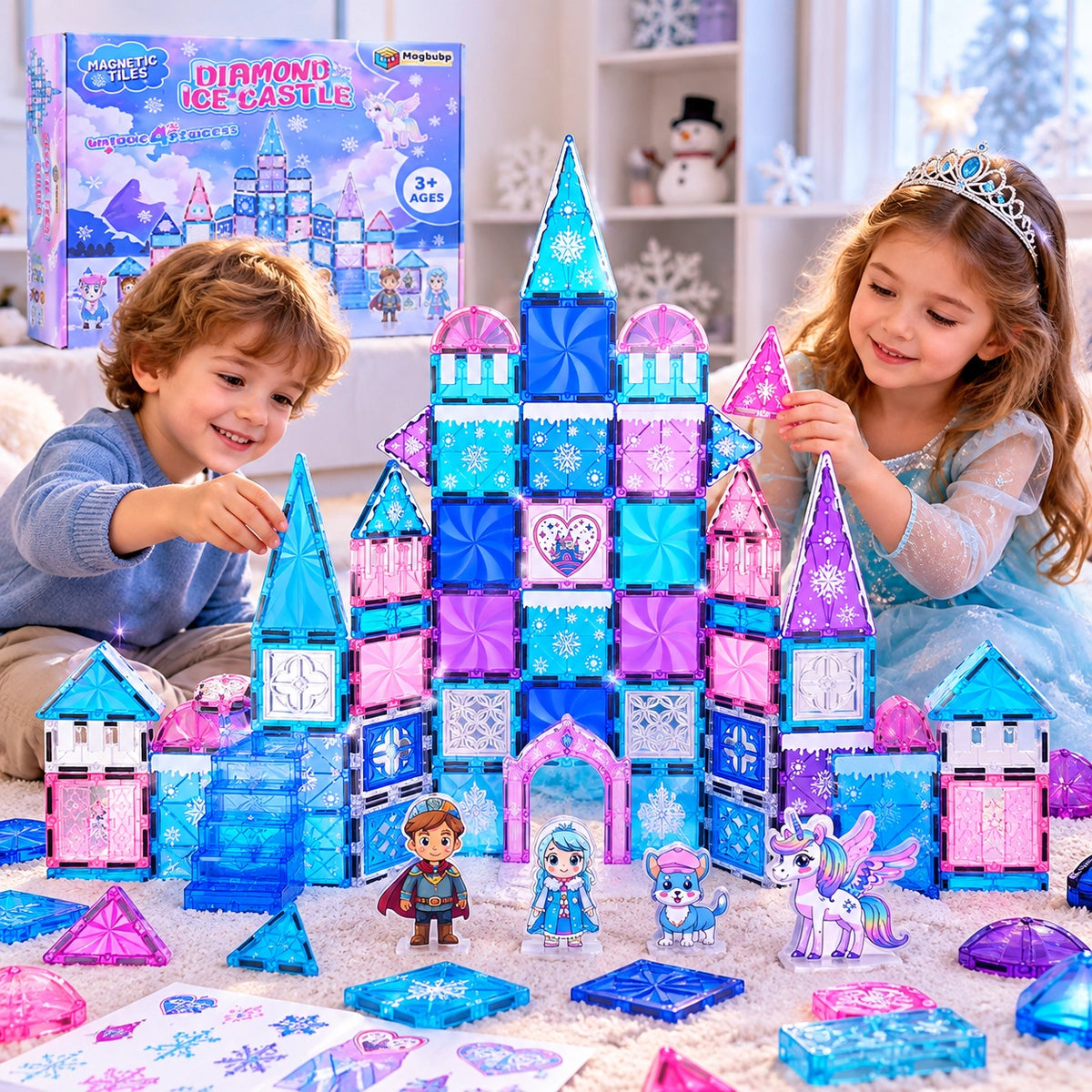 Magnetic Princess Castle Building Sets