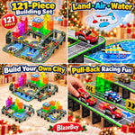 Magnetic Vehicle Building Adventure Set