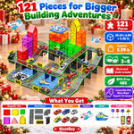 Magnetic Vehicle Building Adventure Set
