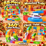 Electric Train Track Building Set