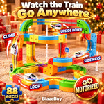 Electric Train Track Building Set