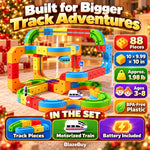 Electric Train Track Building Set