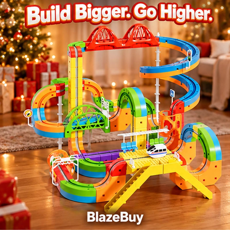 Electric Train Track Building Set