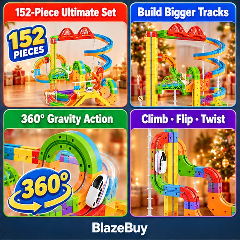 Electric Train Track Building Set