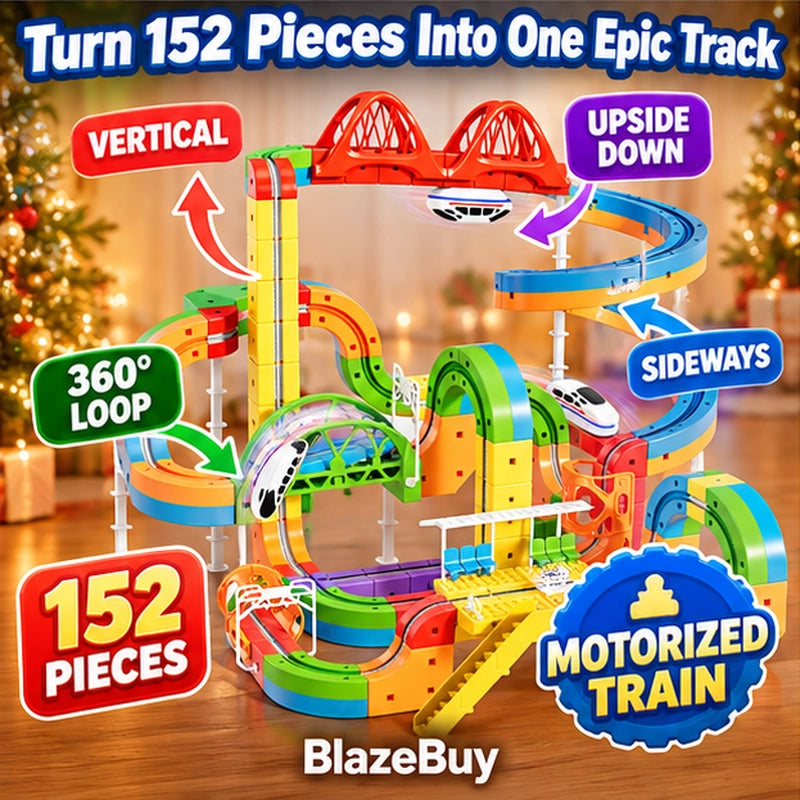 Electric Train Track Building Set