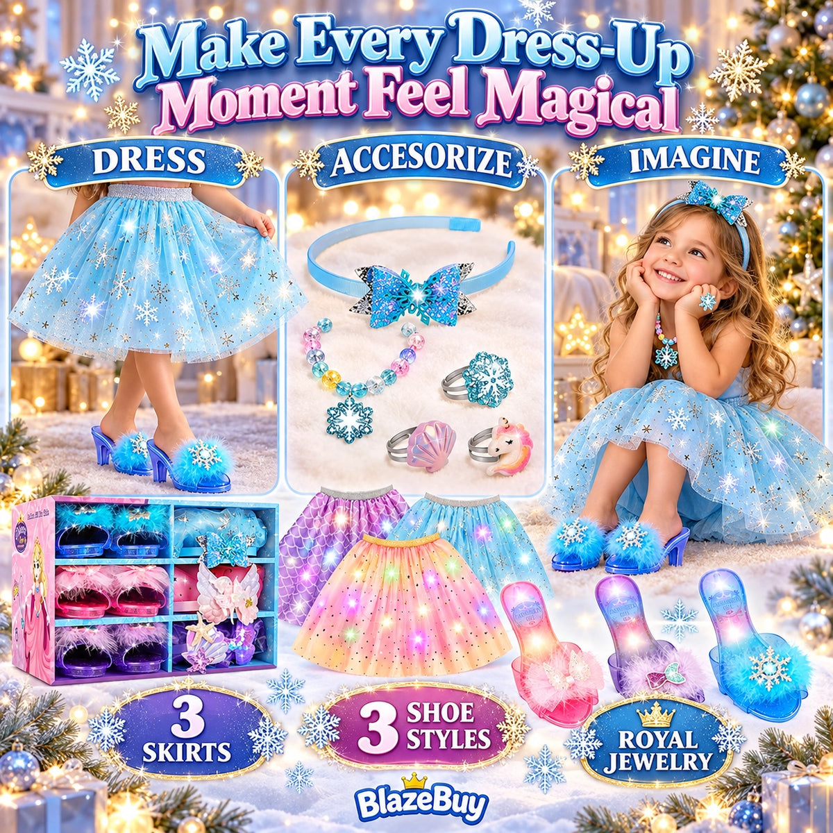 Princess Dress Up Accessory Playset