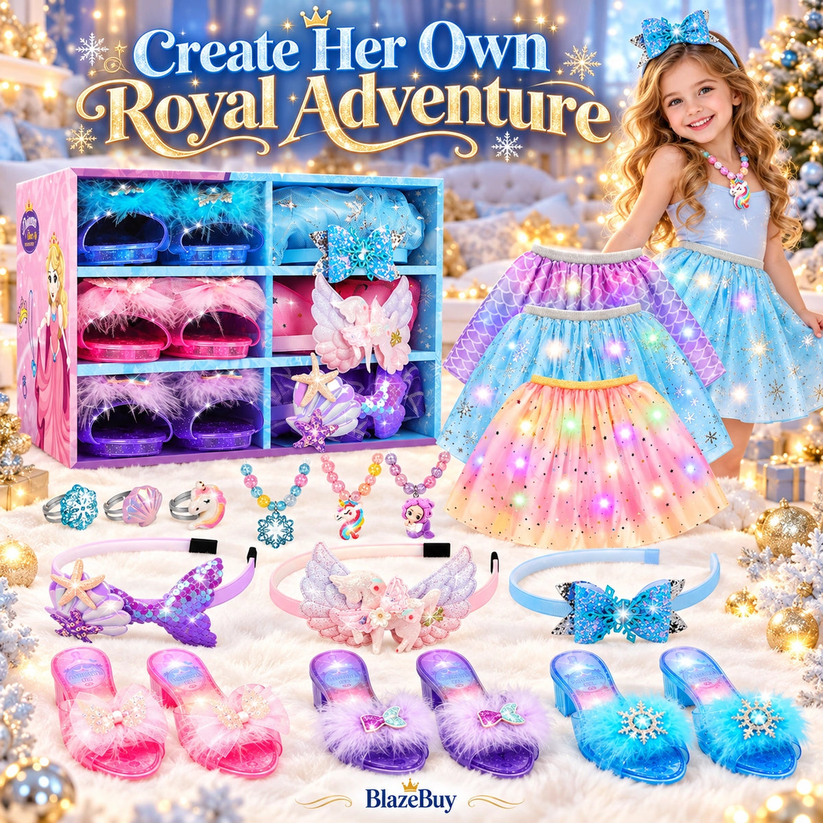 Princess Dress Up Accessory Playset