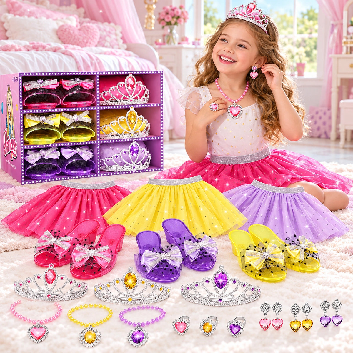 Princess Dress Up Accessory Playset