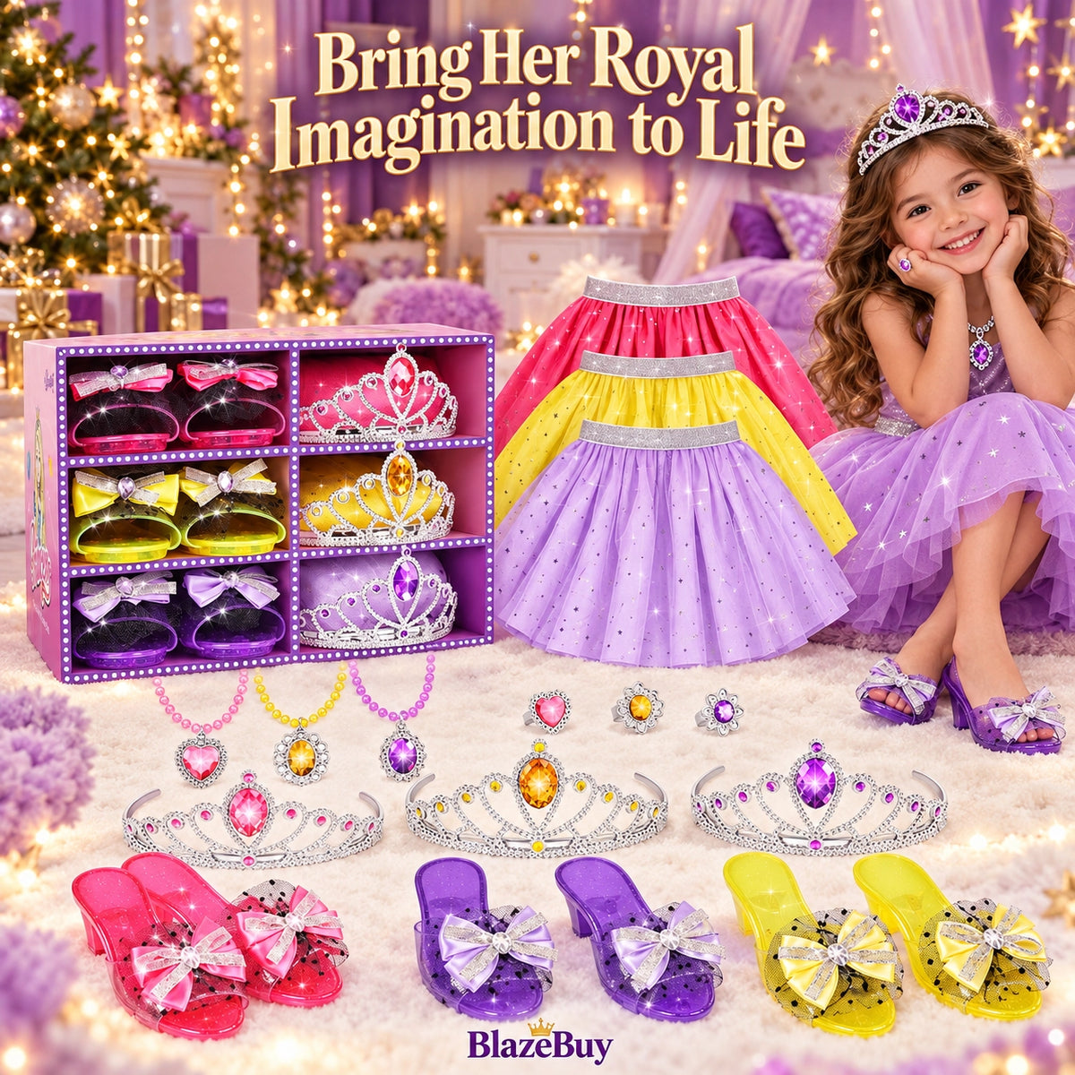 Princess Dress Up Accessory Playset