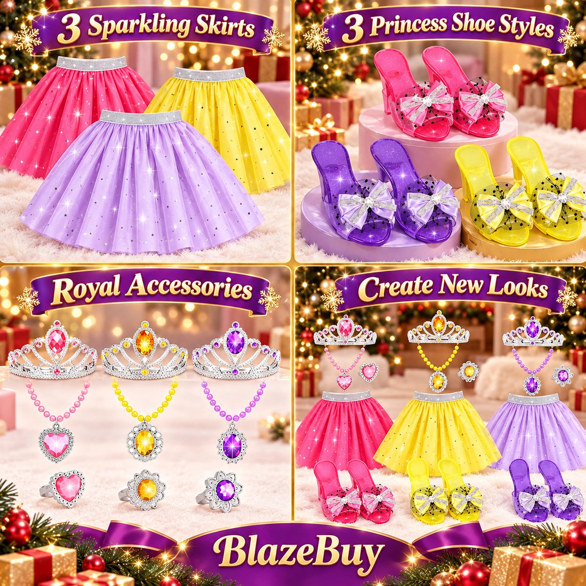 Princess Dress Up Accessory Playset