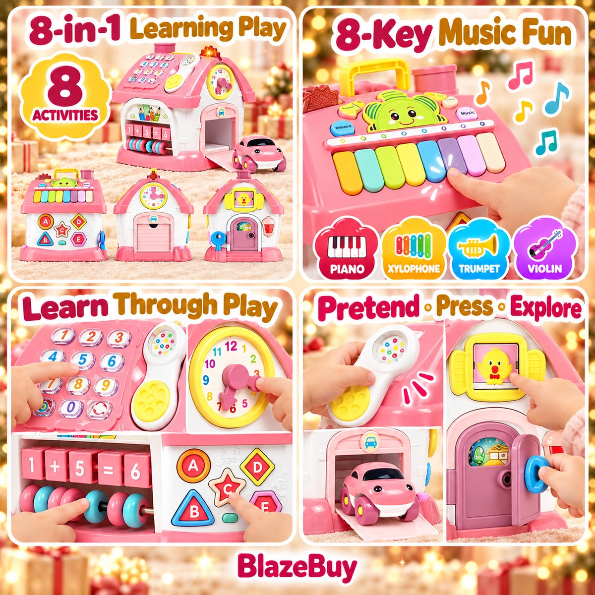 Musical Learning Activity House Toy