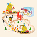 Wooden Magnetic Train Adventure Set