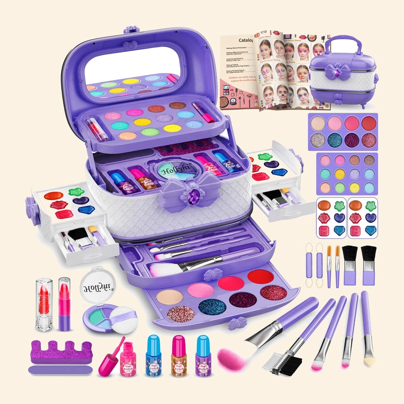 Kids Washable Makeup Vanity Set