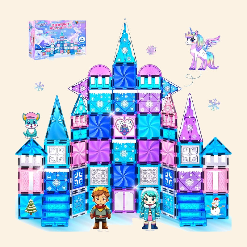 Magnetic Princess Castle Building Sets