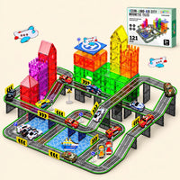 Magnetic Vehicle Building Adventure Set