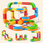 Electric Train Track Building Set