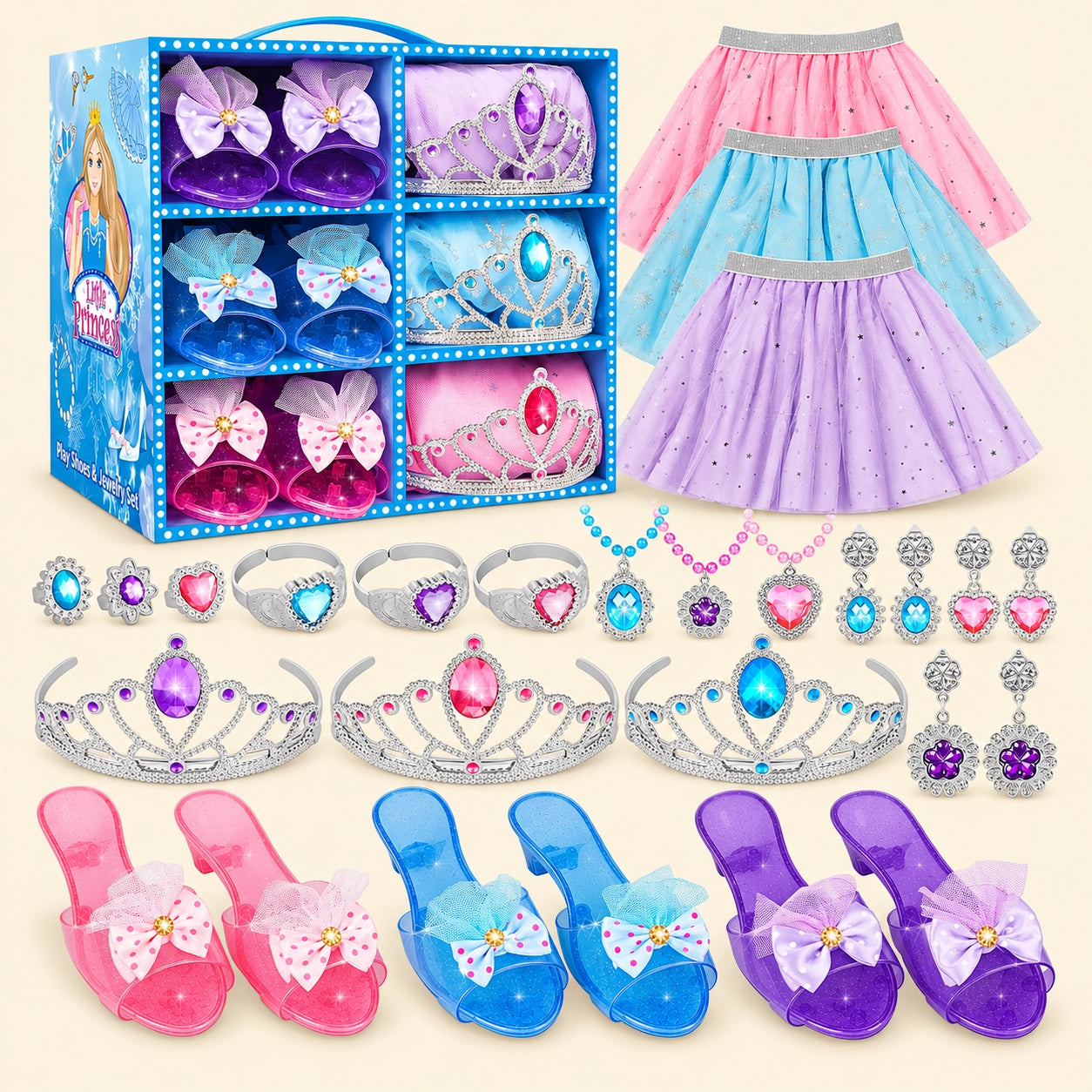 Princess Dress Up Accessory Playset