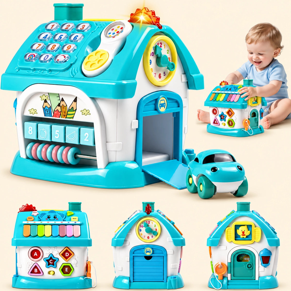Musical Learning Activity House Toy