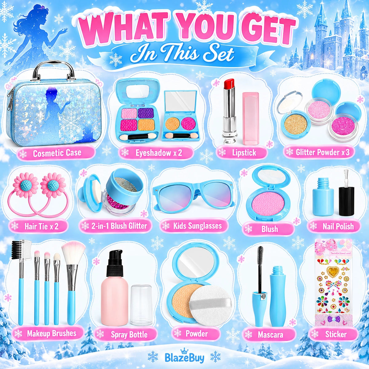 #frozen pretend makeup