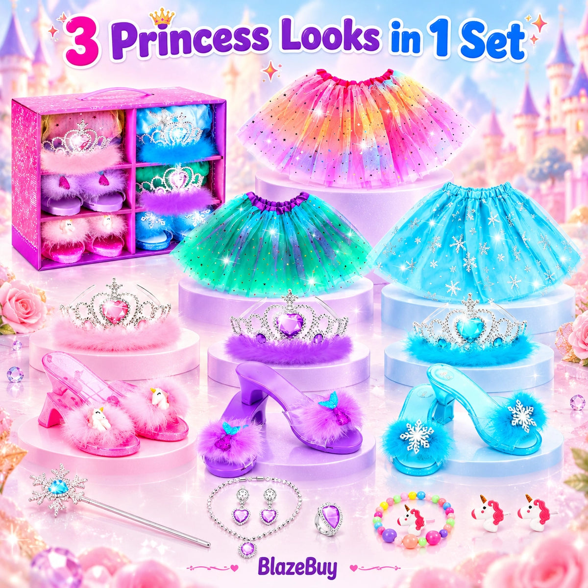 Princess Dress Up Accessory Set