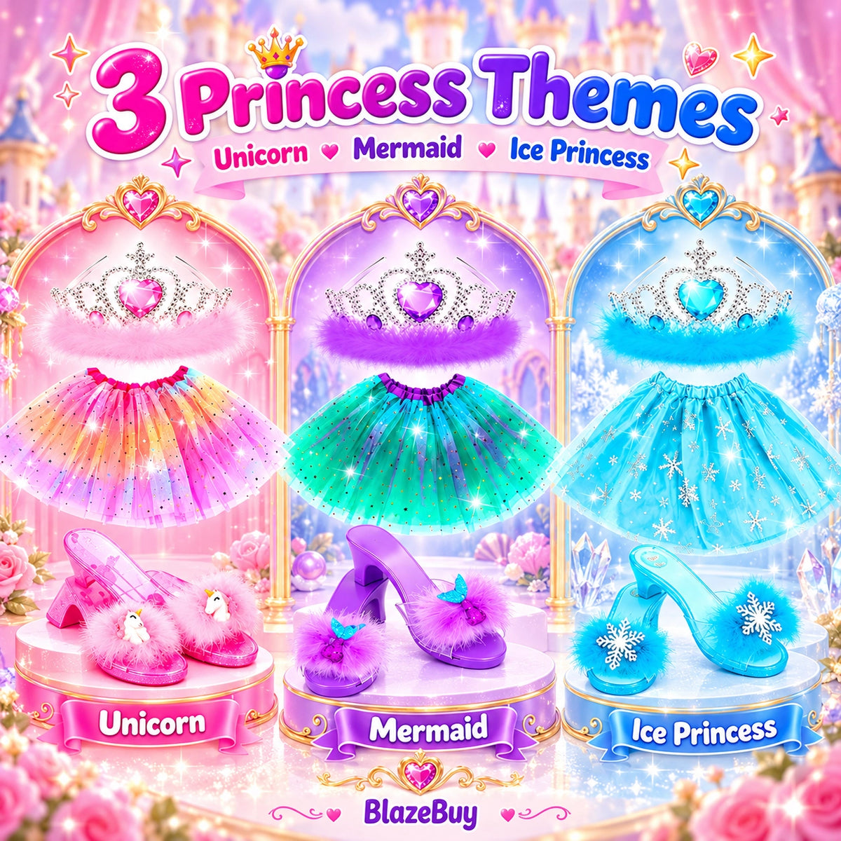Princess Dress Up Accessory Set