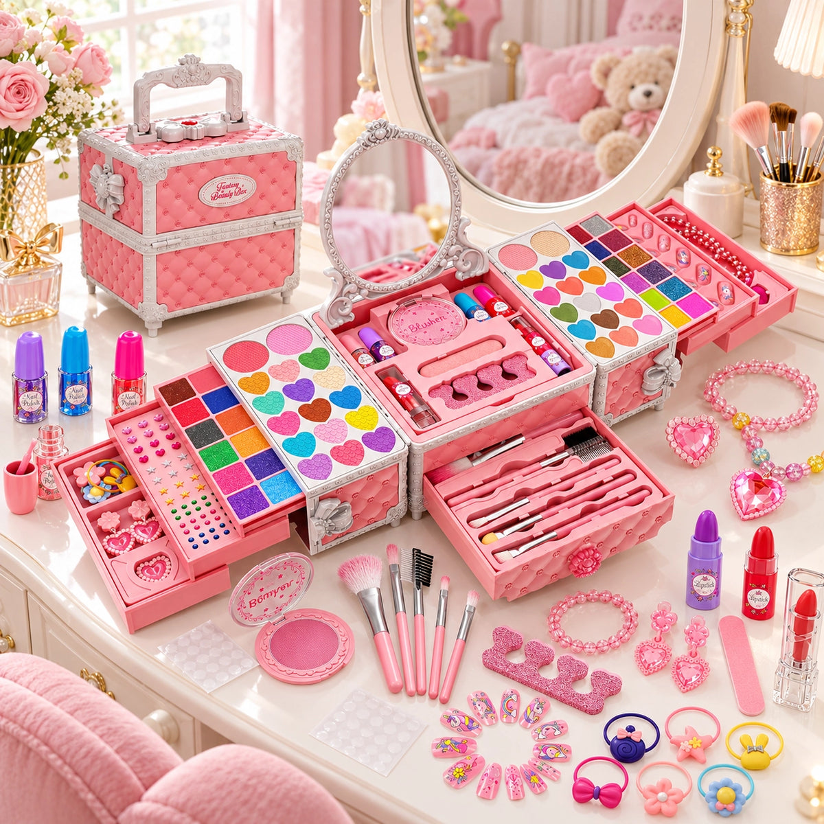 Kids Washable Princess Makeup Set