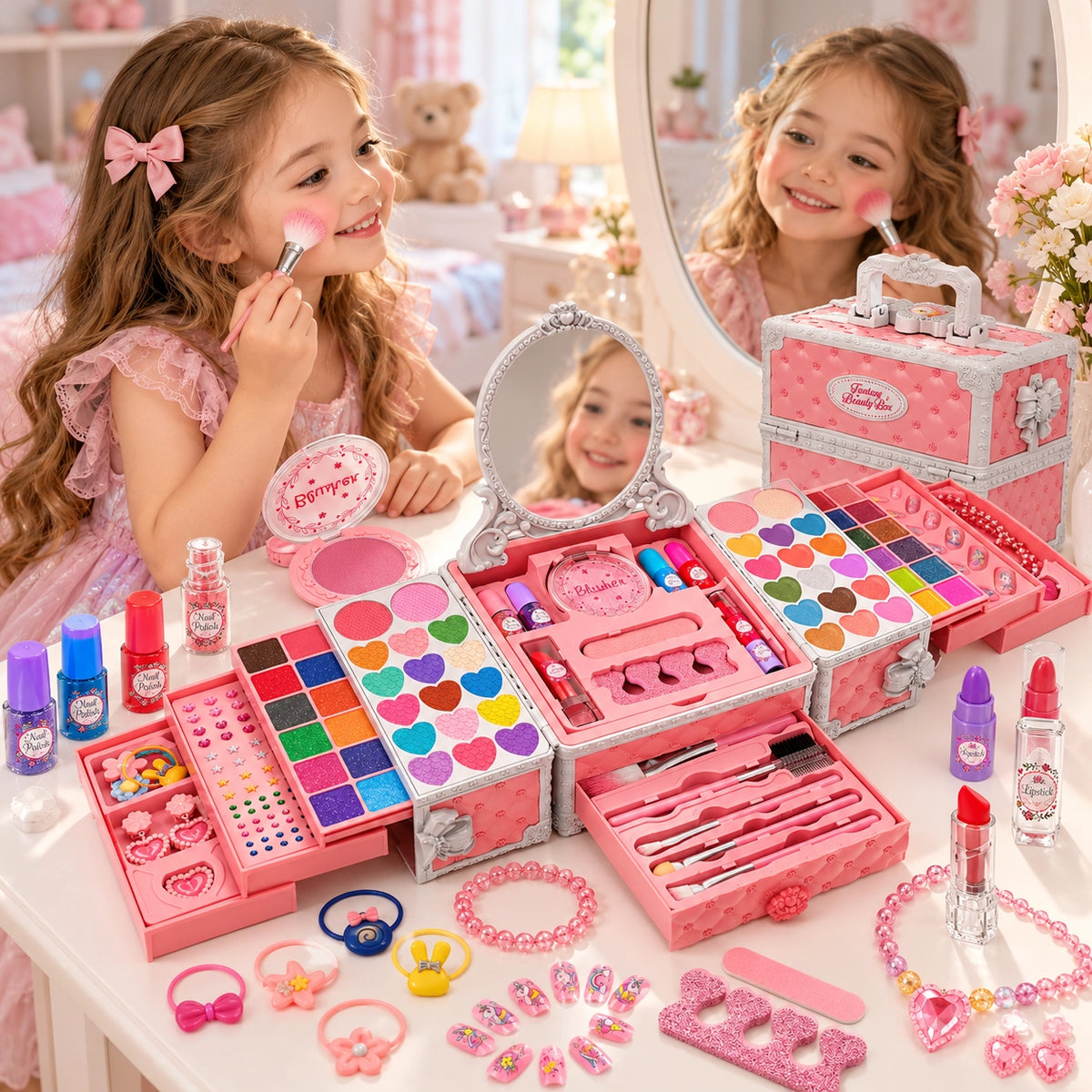 Kids Washable Princess Makeup Set
