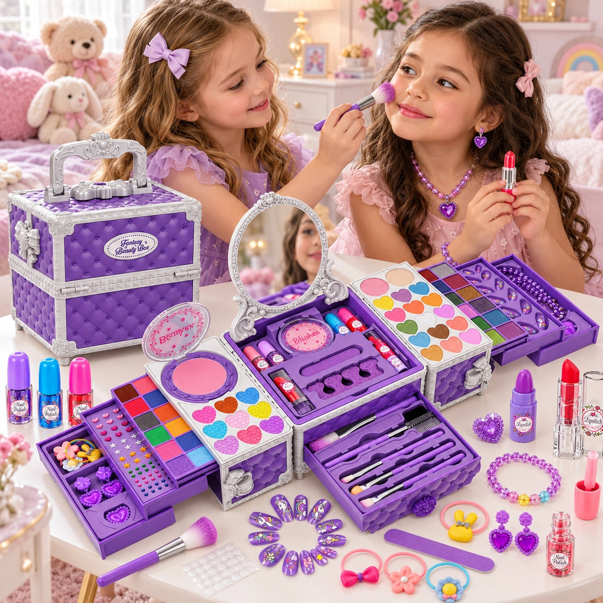 Kids Washable Princess Makeup Set
