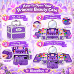 Kids Washable Princess Makeup Set