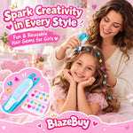 Reusable Hair Gem Stamper Kit