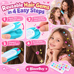 Reusable Hair Gem Stamper Kit