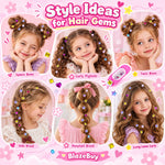Reusable Hair Gem Stamper Kit