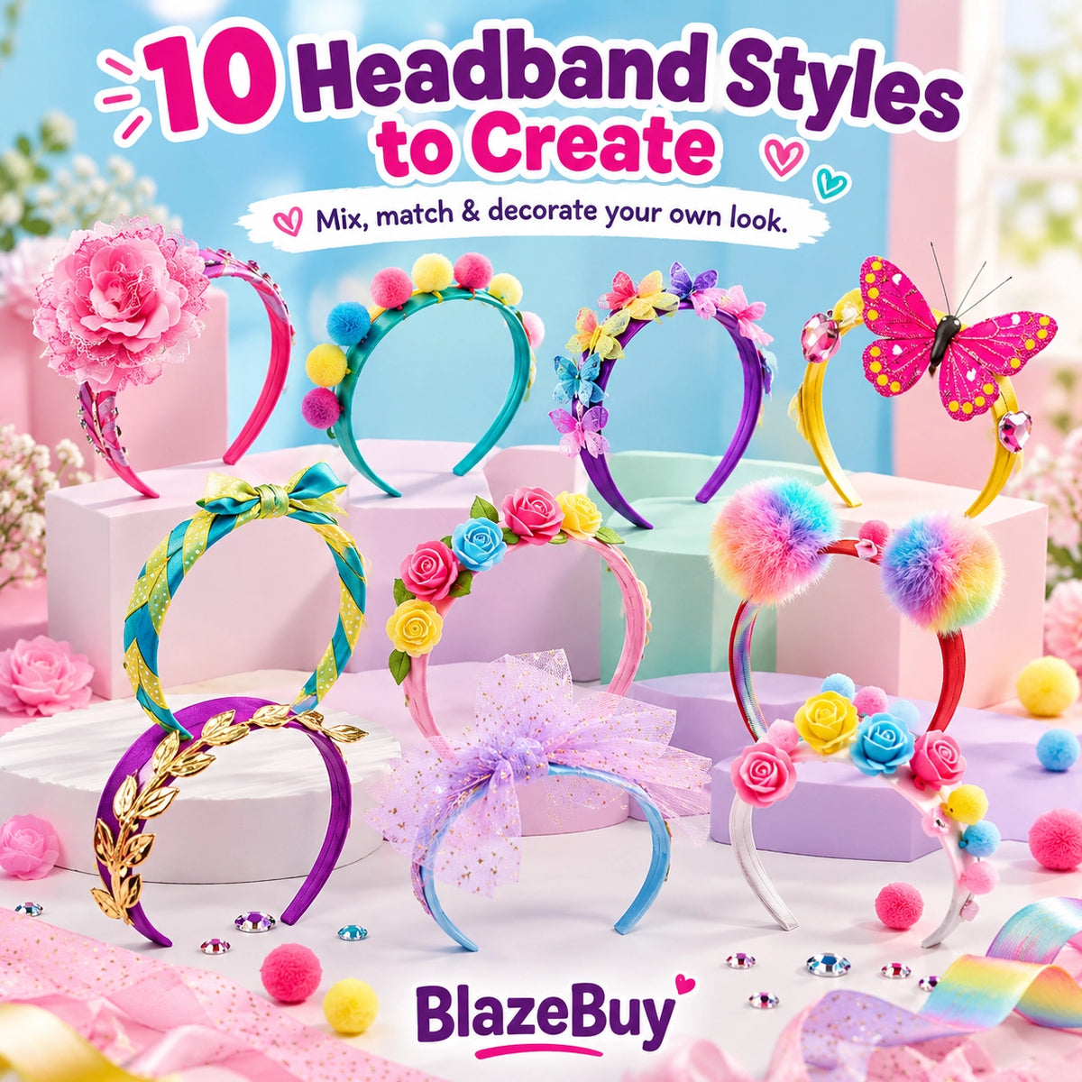 DIY Fashion Headband Making Kit