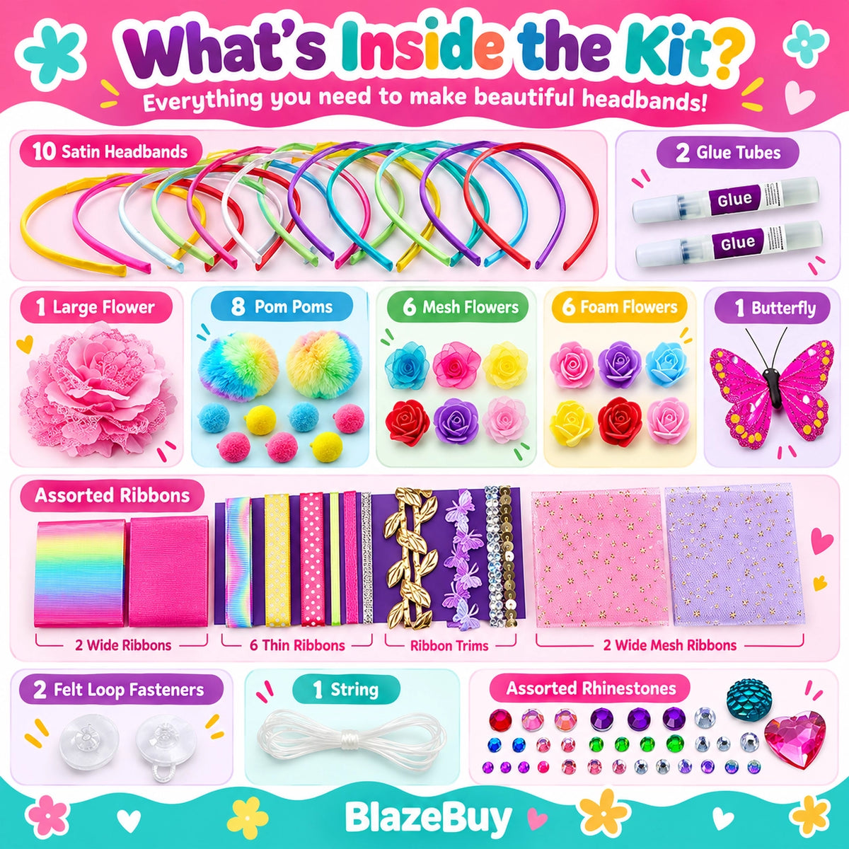 DIY Fashion Headband Making Kit