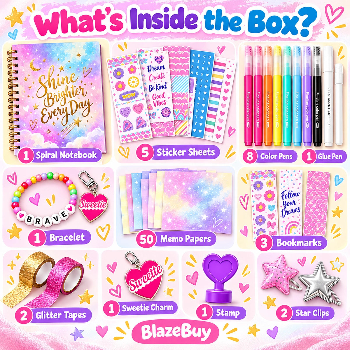 DIY Creative Journal Stationery Kit