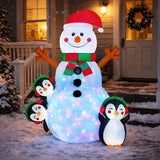 Lighted Snowman Holiday Inflatable