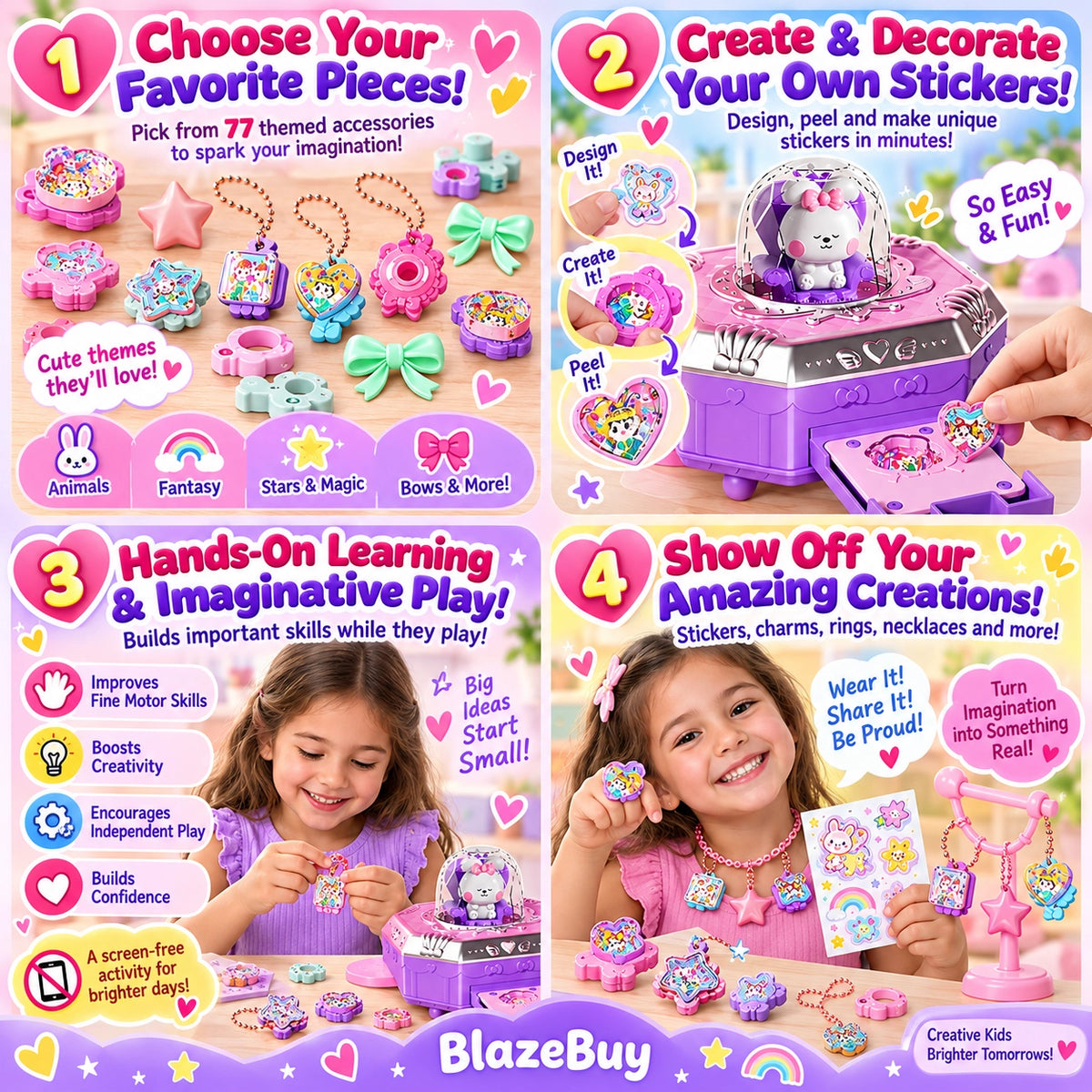 3D DIY Sticker Craft Kit