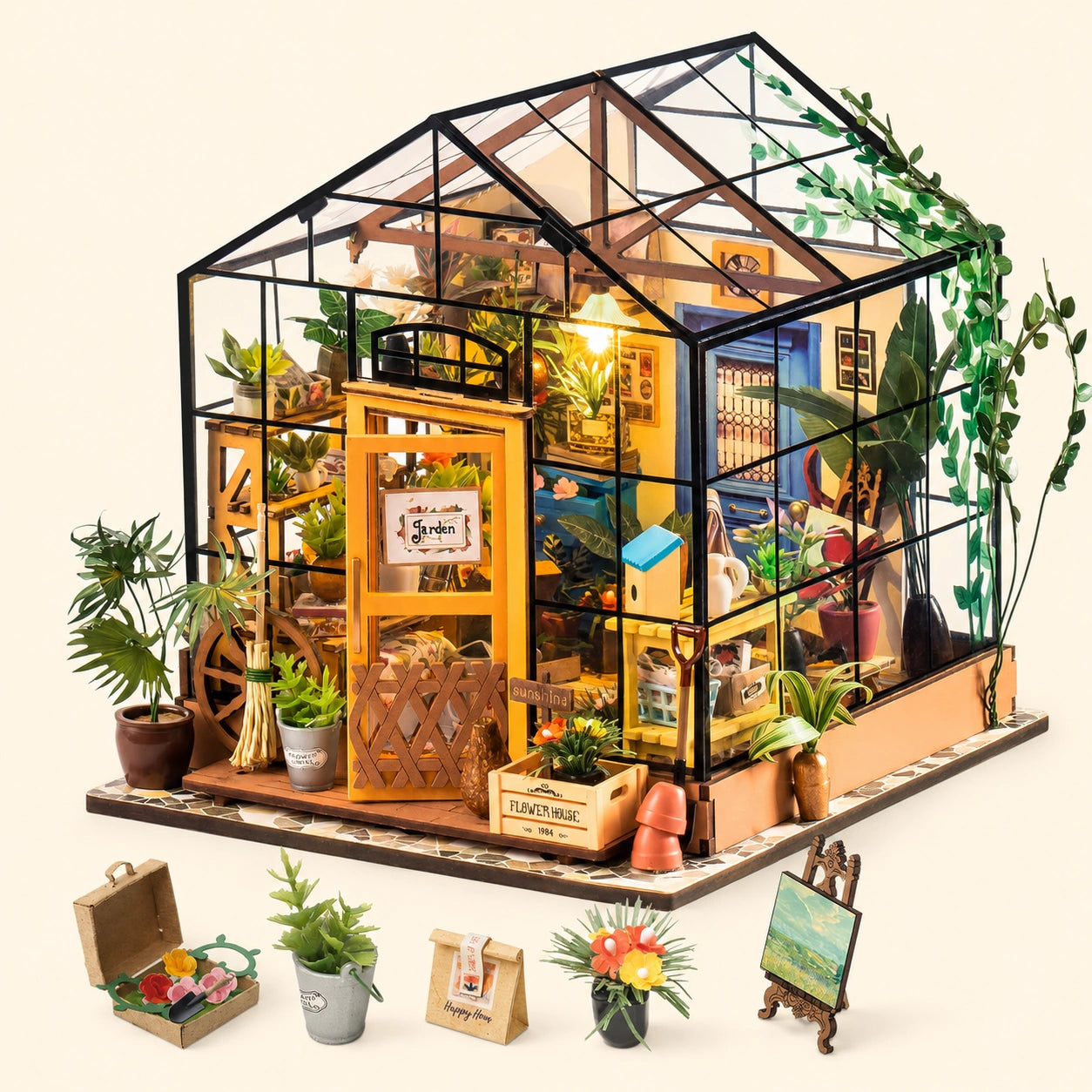 DIY Miniature Greenhouse Kit