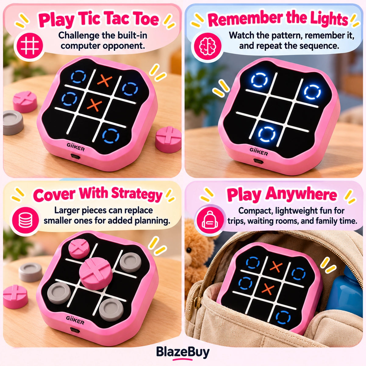 Interactive Tic Tac Toe Puzzle Game