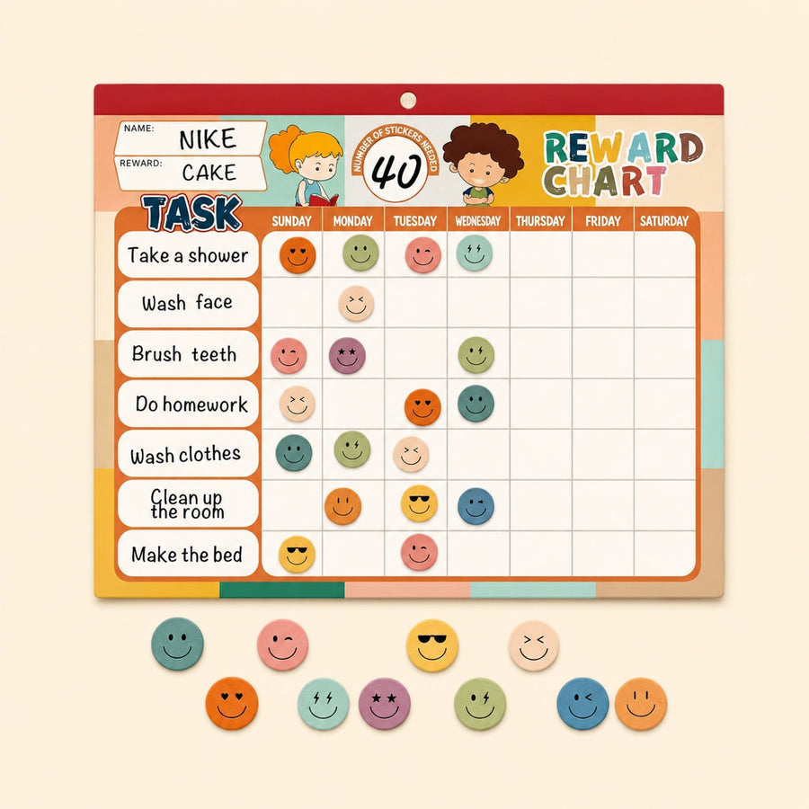 Boho Chore Reward Chart