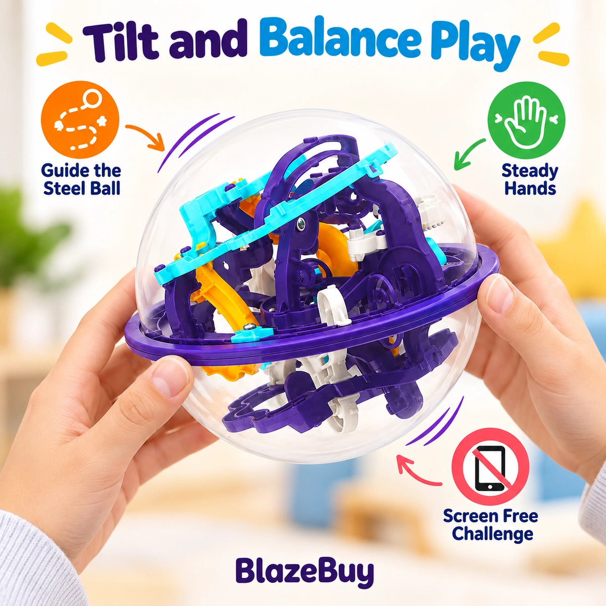 3D Maze Puzzle Ball