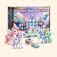 Magnetic Unicorn Castle Building Set