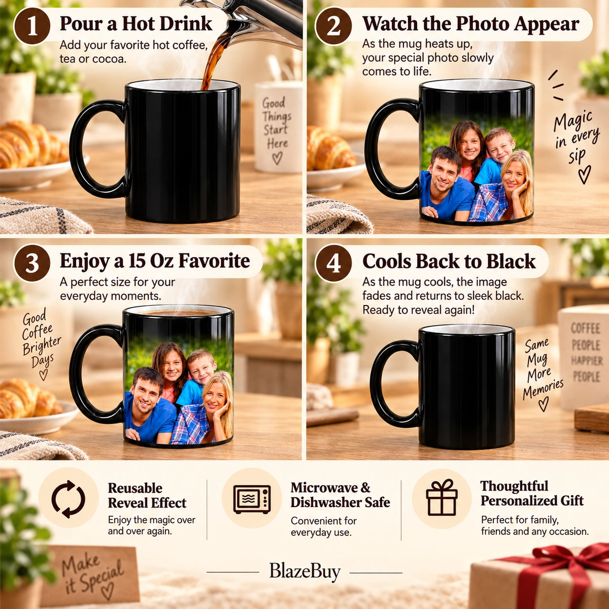 Black Magic Photo Mug