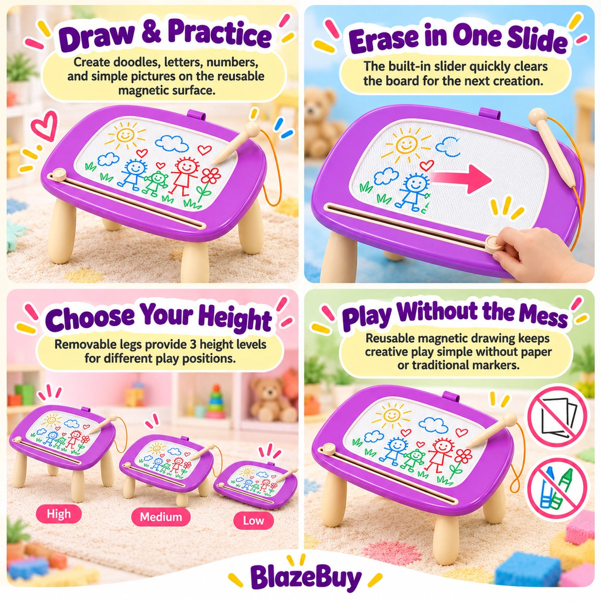 Magic Sketch Learning Board